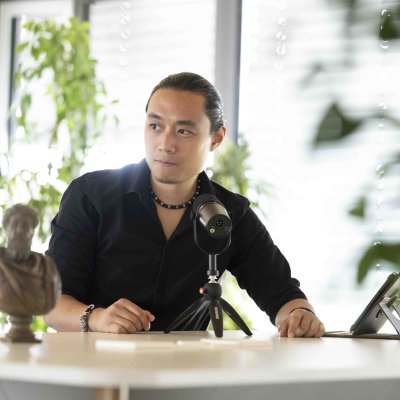 Aurelius Lie, Sprecher beim 8. Kreativwirtschaftstag