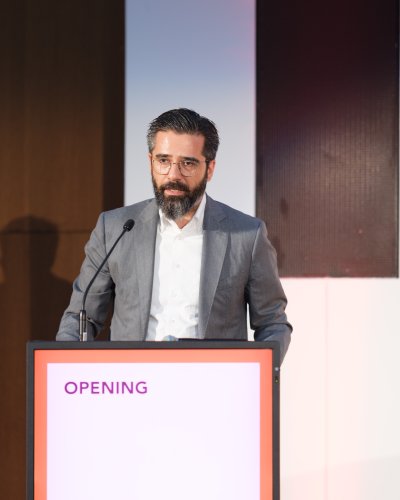 Wirtschaftsstaatssekretär Sönmez, Eröffnung des 8. Kreativwirstchaftstags