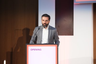 Wirtschaftsstaatssekretär Sönmez, Eröffnung des 8. Kreativwirstchaftstags