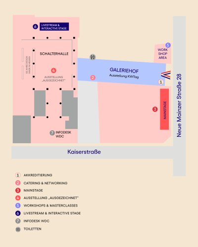Lageplan Neue Kaiser
